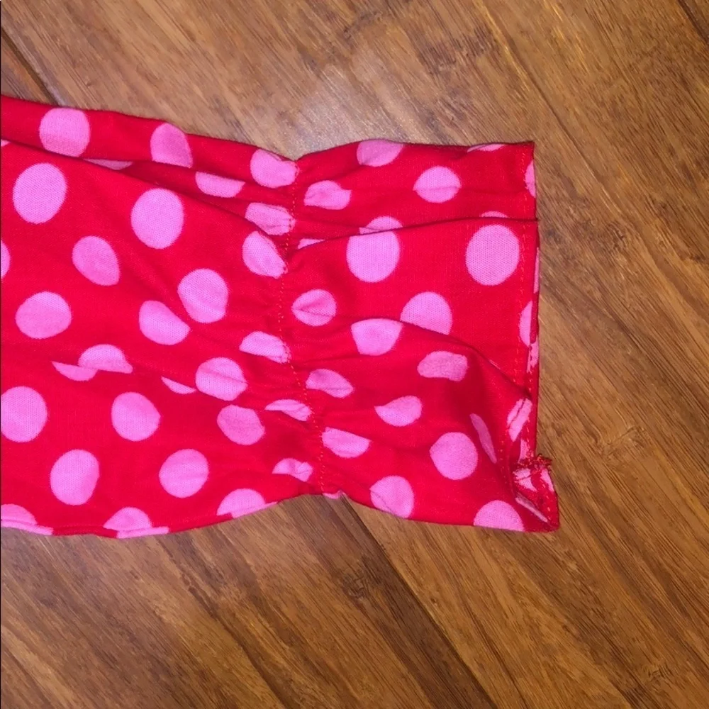 NWOT Girls polka dot matching set size 6X